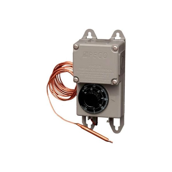Peco PECO Industrial Temperature Controller TRF115-007 Tmp. Range -30°-100°F Rmt. Bulb Nema 4X - 69320
