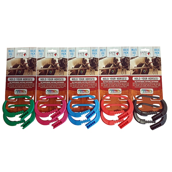 Safety Tie Horse Tether Safety Tie, Release Tie Down Clip, Green, PK2 - SAFETY_TIE_GREEN