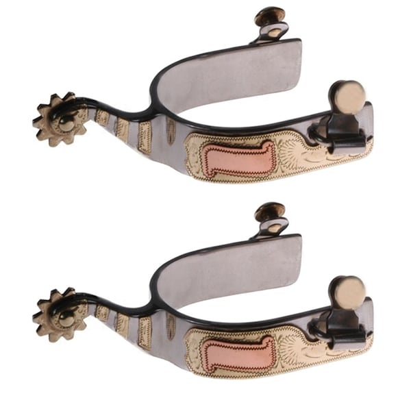 Jacks Imports Stainless Steel Roping Spurs - 11090