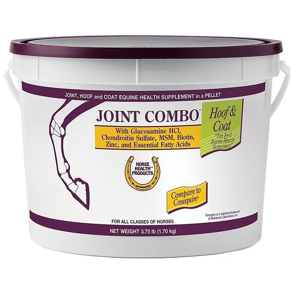 Farnam Horse Health Products Joint Combo Hoof and Coat Supplement, 3-in-1, Cinnamon Apple, 3.75 lb - 3002579