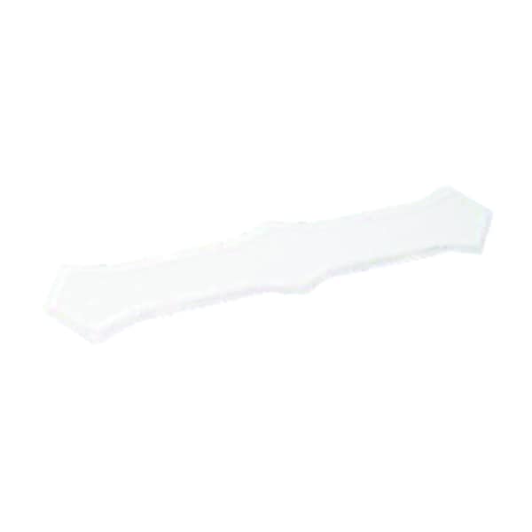 Amerimax Home Products Amerimax 0.25 in. H X 2 in. W X 13 in. L White Galvanized Steel K Downspout Band - 3302950