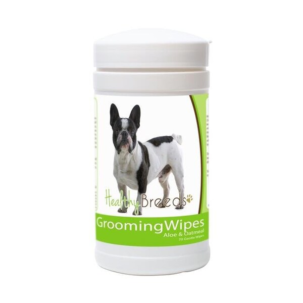 Healthy Breeds Healthy Breeds 840235151890 French Bulldog Grooming Wipes - 840235151890