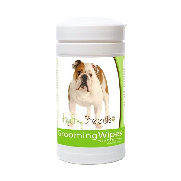 Healthy Breeds Healthy Breeds 840235151388 Bulldog Grooming Wipes - 840235151388