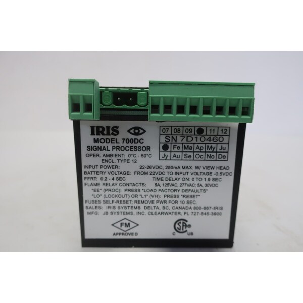 Iris Flame Monitoring Signal Processor Other Plc And Dcs Module - 700DC