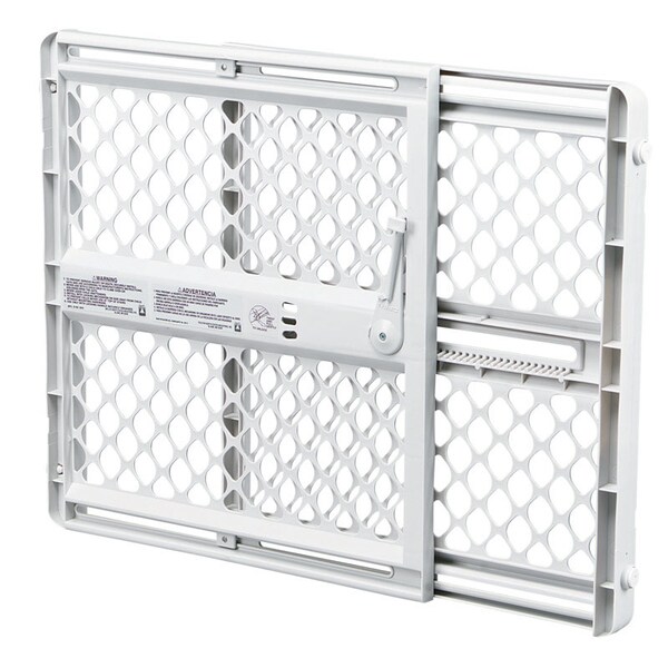 North States Industries North States 26 in. H X 26-42 in. W Plastic Pet Gate - 8625
