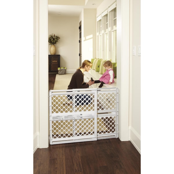 North States Industries North States 26 in. H X 26-42 in. W Plastic Pet Gate - 8625
