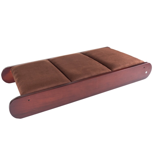 Pet Adobe Pet Adobe Folding Pet Ramp- Padded Inclined Transition For Dogs, Cats & Puppies Up to 80lbs (Brown) - 444559FET