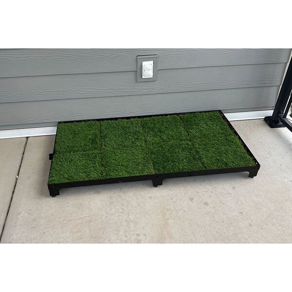 K9 Kennel Store 2ft X 4ft Quick N Clean Stand Alone Potty Station - 2X4PS-SA