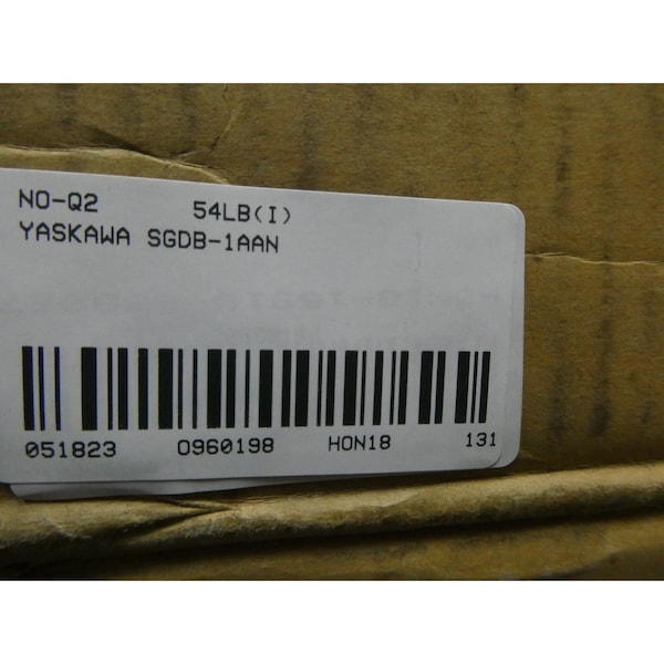Yaskawa Servopack 200-230V-Ac 0-230V-Ac 3Ph 15Hp Servo Drives And Amplifier - SGDB-1AAN