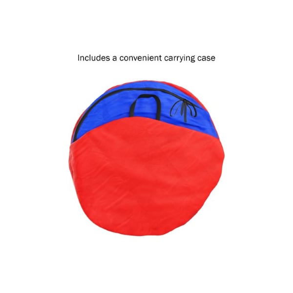 Toy Time Kids Play Tunnel 4-Way Pop Up Crawl Indoor/Outdoor Portable Playhouse Fun for Children and Pets - 439445KWZ