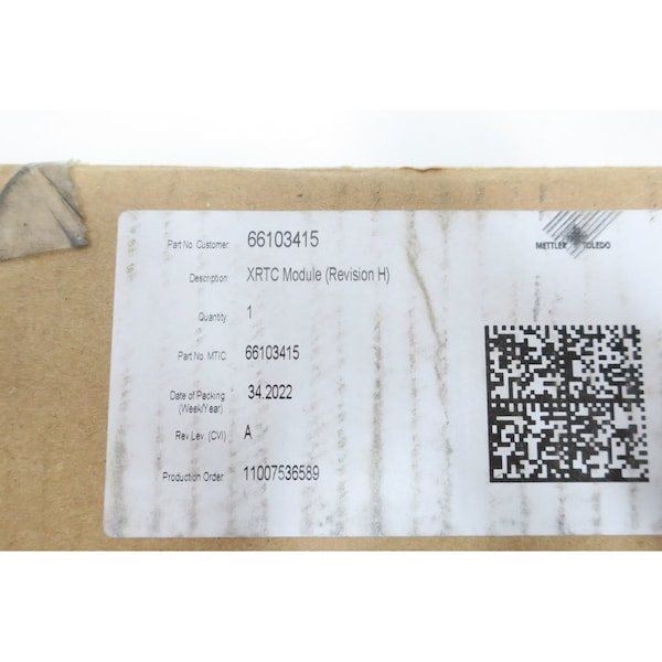 Mettler - Toledo XRTC OTHER PLC AND DCS MODULE - 66103415