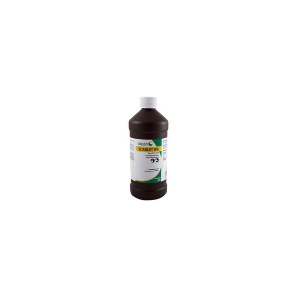 Aspen Vet Scarlet Oil Antiseptic Horse Wound Treatment, 16 oz. - 21292922