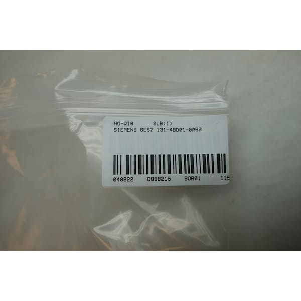 Siemens Simatic Box of 5 ET 200S Input Module - 6ES7 131-4BD01-0AB0