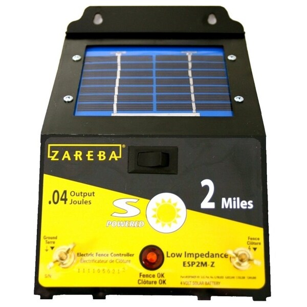 Zareba Zareba ESP2M-Z Low Impedance Charger, 4 VDC Input, 8 kV Output - ESP2M-Z