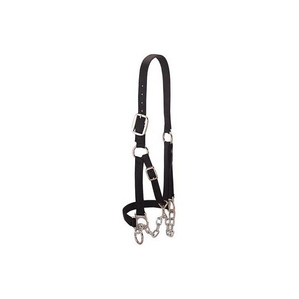 Weaver Leather SM BLK Calf Halter - 35-0901-BK