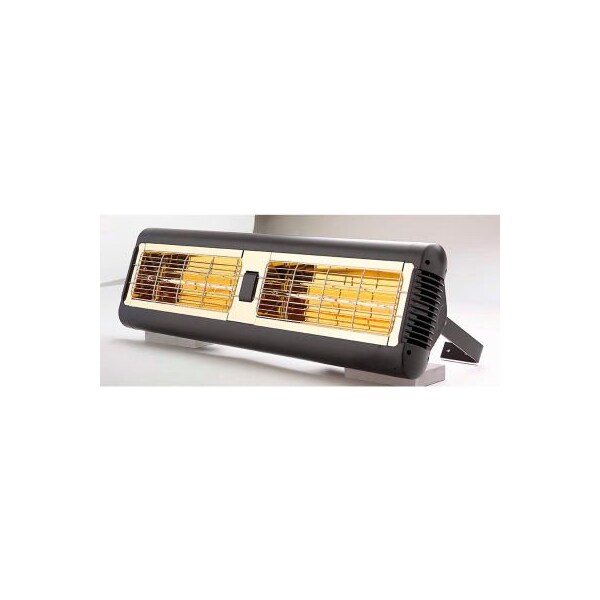 Inforesight Consumer Products Solaira SALPHA2-30240L1B Series H2 Infrared Heater - 3.0KW 208-240V Black - SALPHAH2-30240-L1B