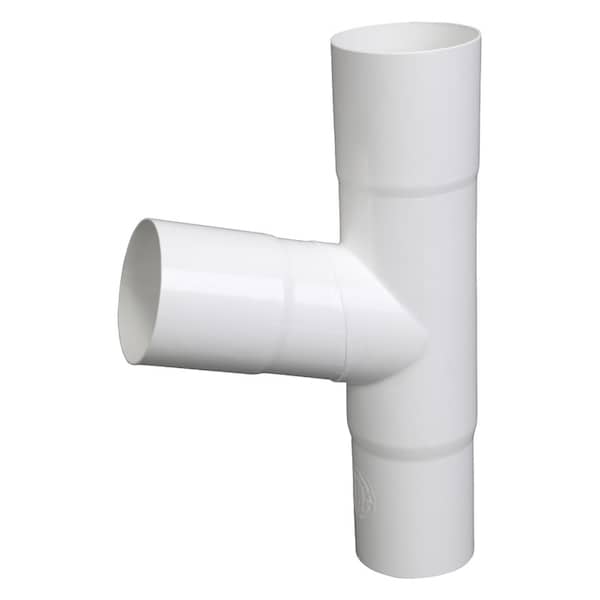 Plastmo Plastmo 8 in. W X 12 in. L White Vinyl Round Downspout Adapter - P18021