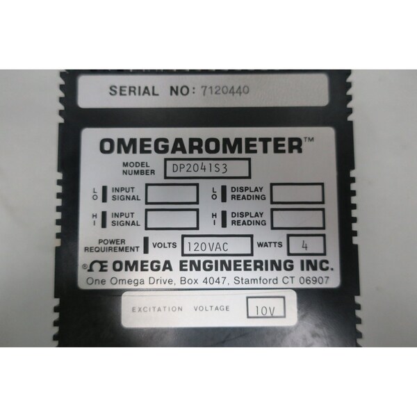 Omega Rometer Dp2000 Strain Monitor 120VAc Other Process Controller - DP2041S3