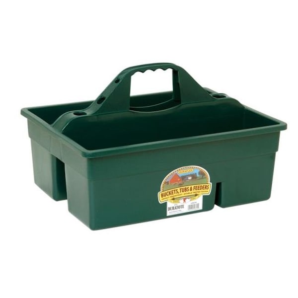 Miller Miller DT-6GREEN Plastic Dura Tote  Green - 17 in. - 7039647