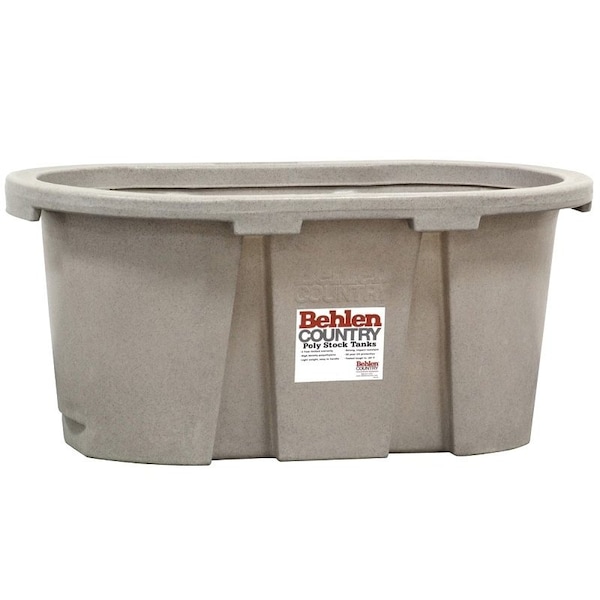 Behlen Country Behlen Country 52112017GT Farm Stock Tank, 100 gal Capacity, Round, Polyurethane, Granite Tan - 52112017GT