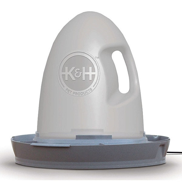 K&H Pet Products Poultry Waterer Heated 2.5 gallon Gray, 1 - 2061