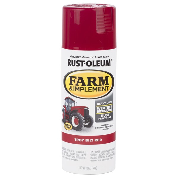 Rust-Oleum Rust-Oleum Specialty Indoor and Outdoor Gloss Troy Bilt Red Farm & Implement 12 oz - 303473