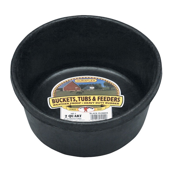 Duraflex Little Giant DuraFlex 2 qt Feeder Pan For Livestock - HP-1