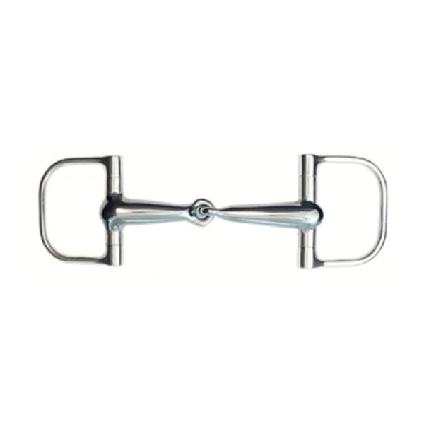 Jacks Imports Stainless Steel Hollow Mouth Dee Ring Bit 5" - 20104-5
