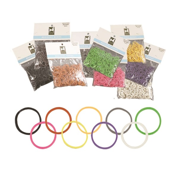 Jacks Imports Braiding Bands NEON YE - 14419-NY