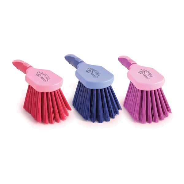 Desert Equestrian Equestria Sport Scrub Brush 9-1/2" BLUE - 2195-BL