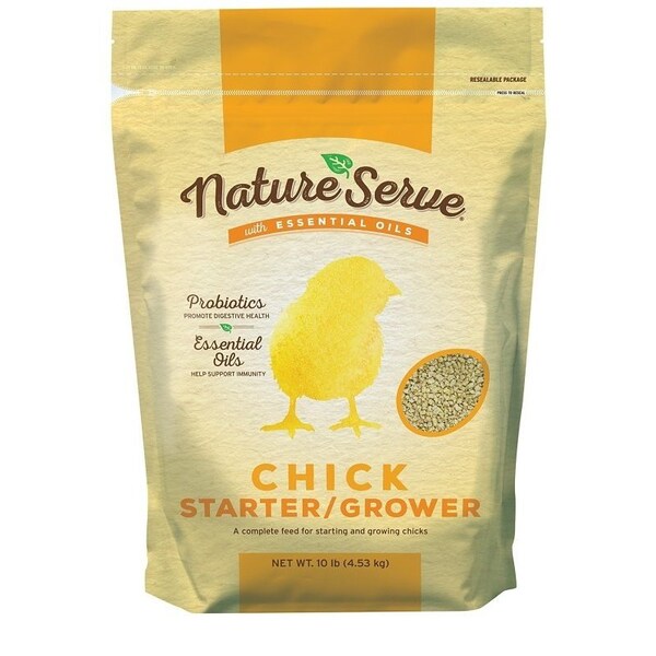Natureserve 101010 Chick Starter Grower Feed, Crumble, 10 lb Bag - 290015