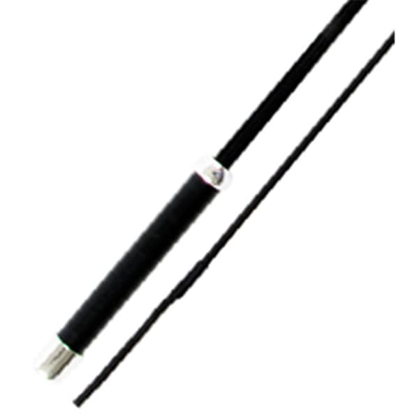 Jacks Imports Dressage Whip with Leather Handle BLACK 42" 105CM - 1545-BK-42