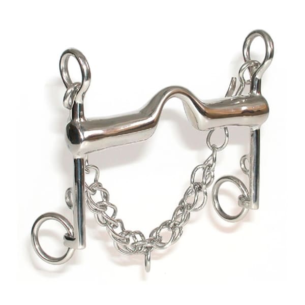 Jacks Imports Stainless Steel Hollow High Port Weymouth Bit 5-1/2" - 117-5-1/2