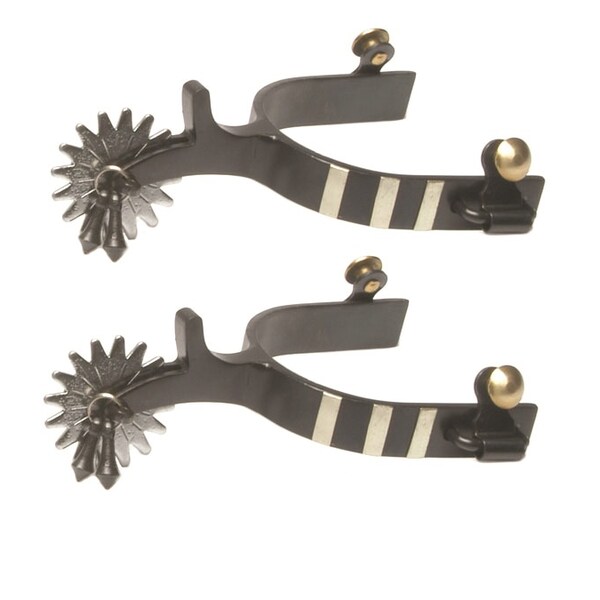 Jacks Imports Black Steel Jingle Bob Spurs - 11031