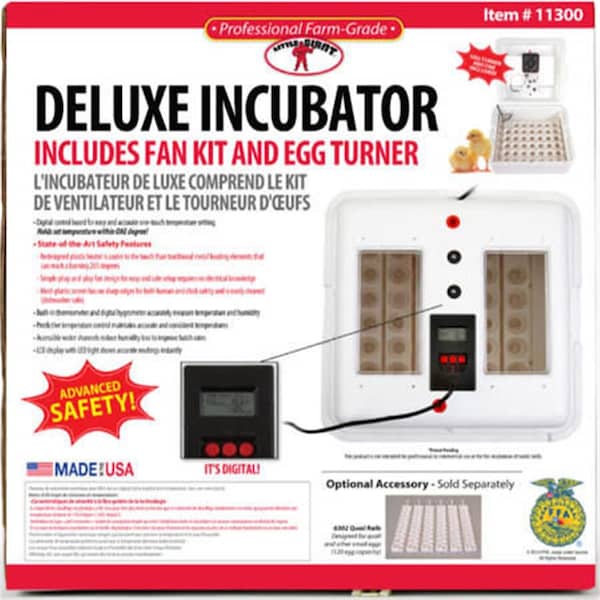 Miller Mfg Deluxe Circulated Air Incubator with Egg Turner - MI61846