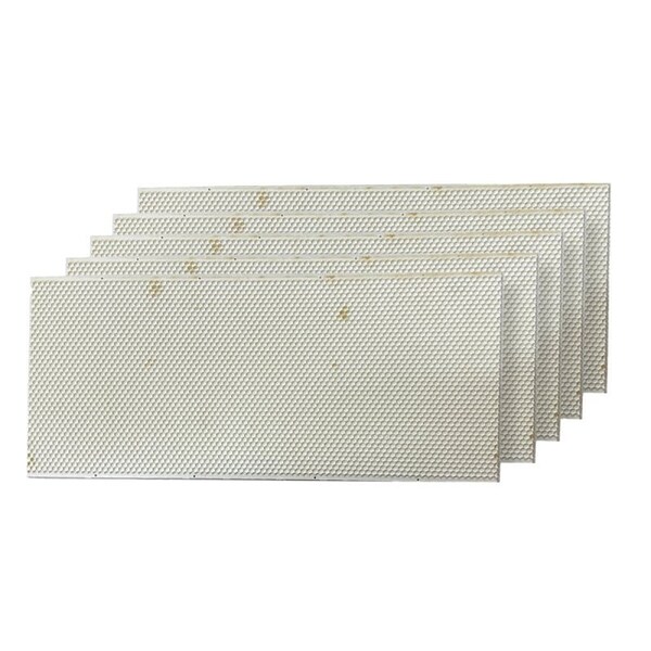 Harvest Lane Honey Bee Hive Foundation, Deep Brood, Plastic, Yellow - WWPFD-101-5