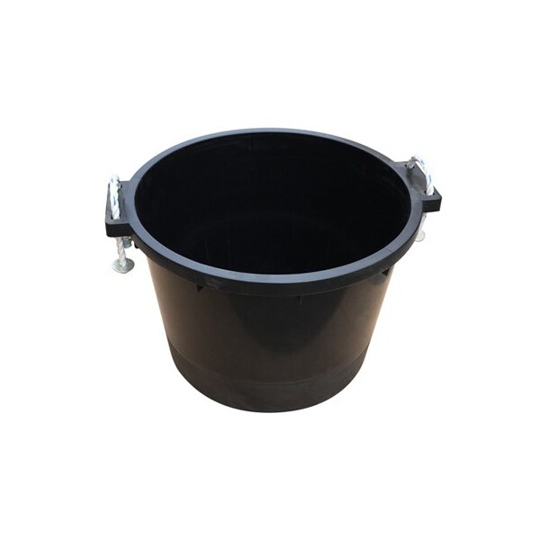 Qingdao Huatian Hand Truck MR 40QT BLK Muck Tub - MR40QP/TUB-BLK