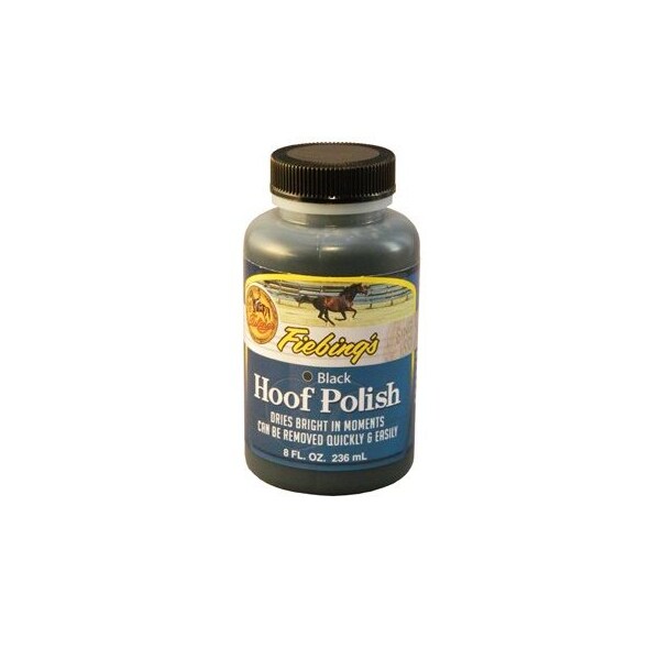 Fiebingmpany 8OZ BLK Hoof Polish - HFPL01P008Z