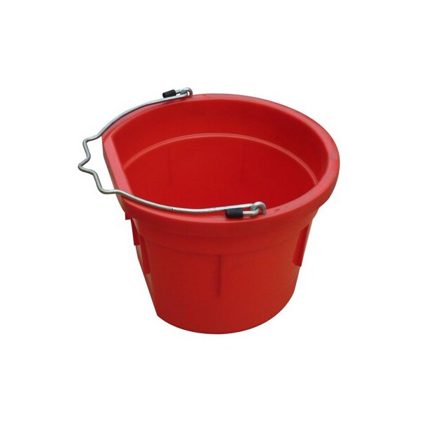 Qingdao Huatian Hand Truck MR 8QT RED FLT Bucket - MR8QP/FSB-RED