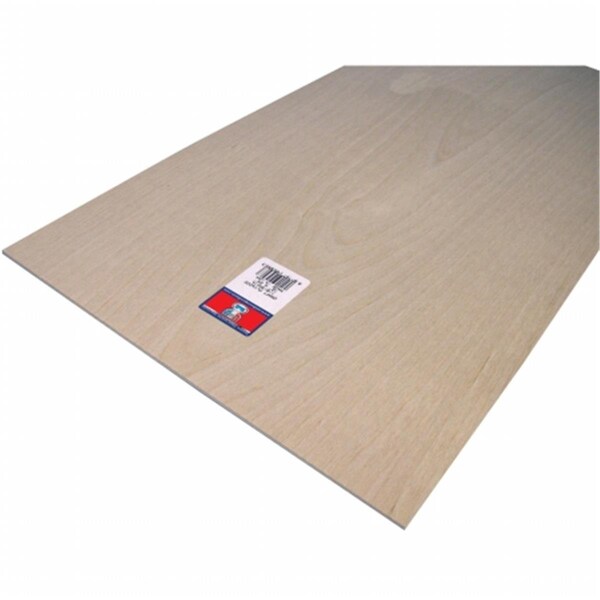 Midwest Products Plywood Sheet-12''X24''X.125'' - MI381067