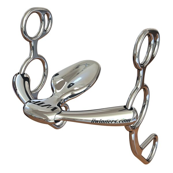 Winning Tongue Plate WTP (Winning Tongue Plate) Western Bit with Extended Plate 5-1/2" - 3387-5-1/2