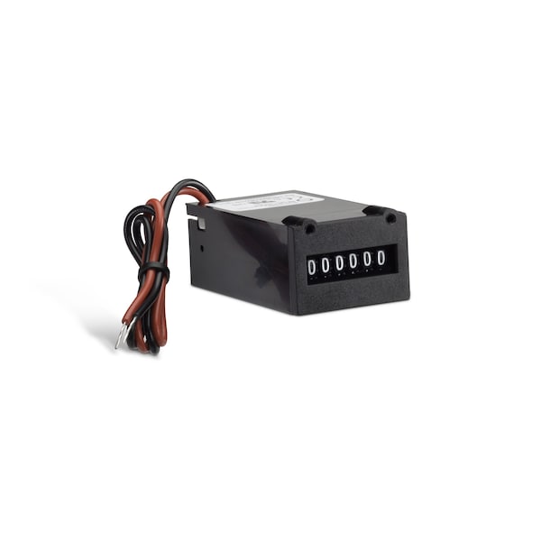 Trumeter 12VDC, FRT MNT W/DIODE, SET at 999980 Electromechanical Counter - R9-4916BD