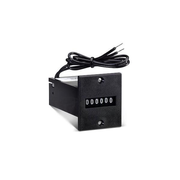 Trumeter 125VDC, P PANEL MNT, NON-RESET in. 0in. 16in. Electromechanical Counter - P12-4916AE
