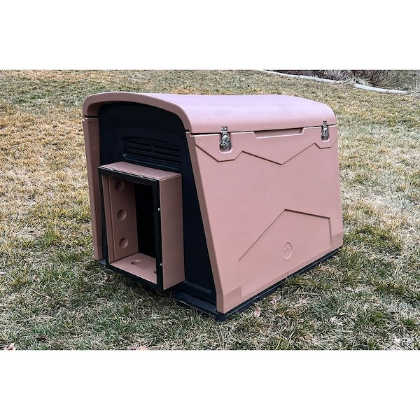 Chicken Condos Coop DeVille Chicken Coop With 4ft X 8ft X 48in Tall Run Basic - CDCC4X8X48R-B