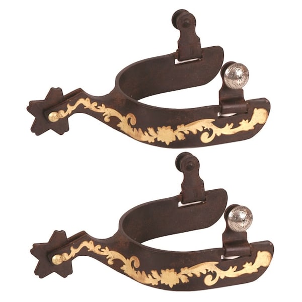 Jacks Imports Brown Steel Spurs - 11062