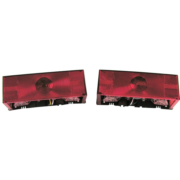 Peterson Peterson E456L The 456 Series Channel Cat Submersible Combination Tail Light-LH License Illumination - E456L