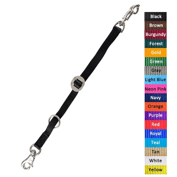 Jacks Imports Trailer Tie with Iron Bull Snaps NAVY - 1011-NV