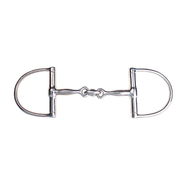 Jacks Imports Stainless Steel Horizontal Elliptical Link Dee Ring Bit 5" - 20106-5