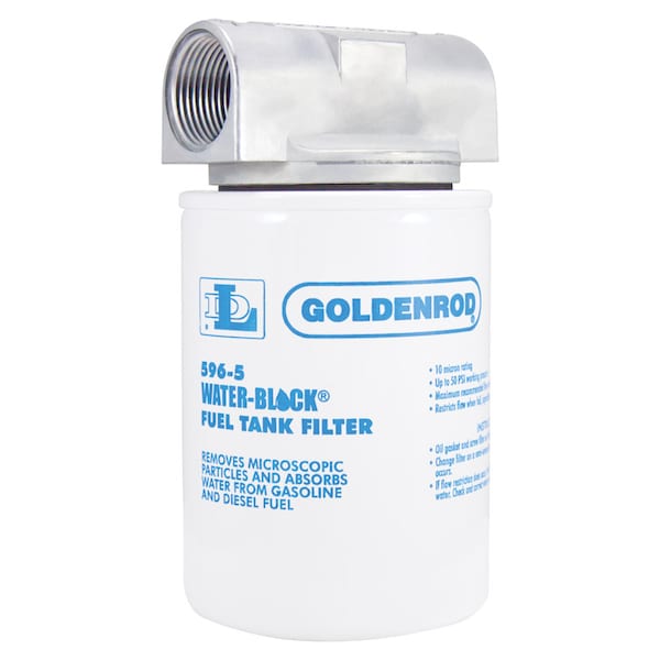 Dutton-Lainson Goldenrod Steel Spin on Water Block Fuel Filter 25 gpm - 596