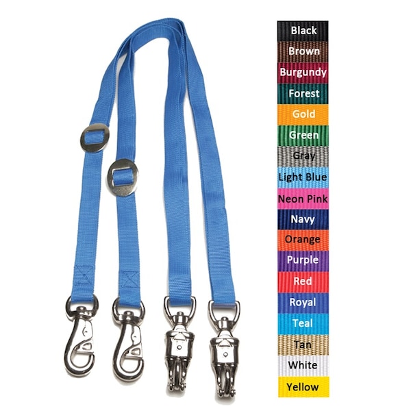 Jacks Imports Safety Cross Ties YELLOW - 1008-YE